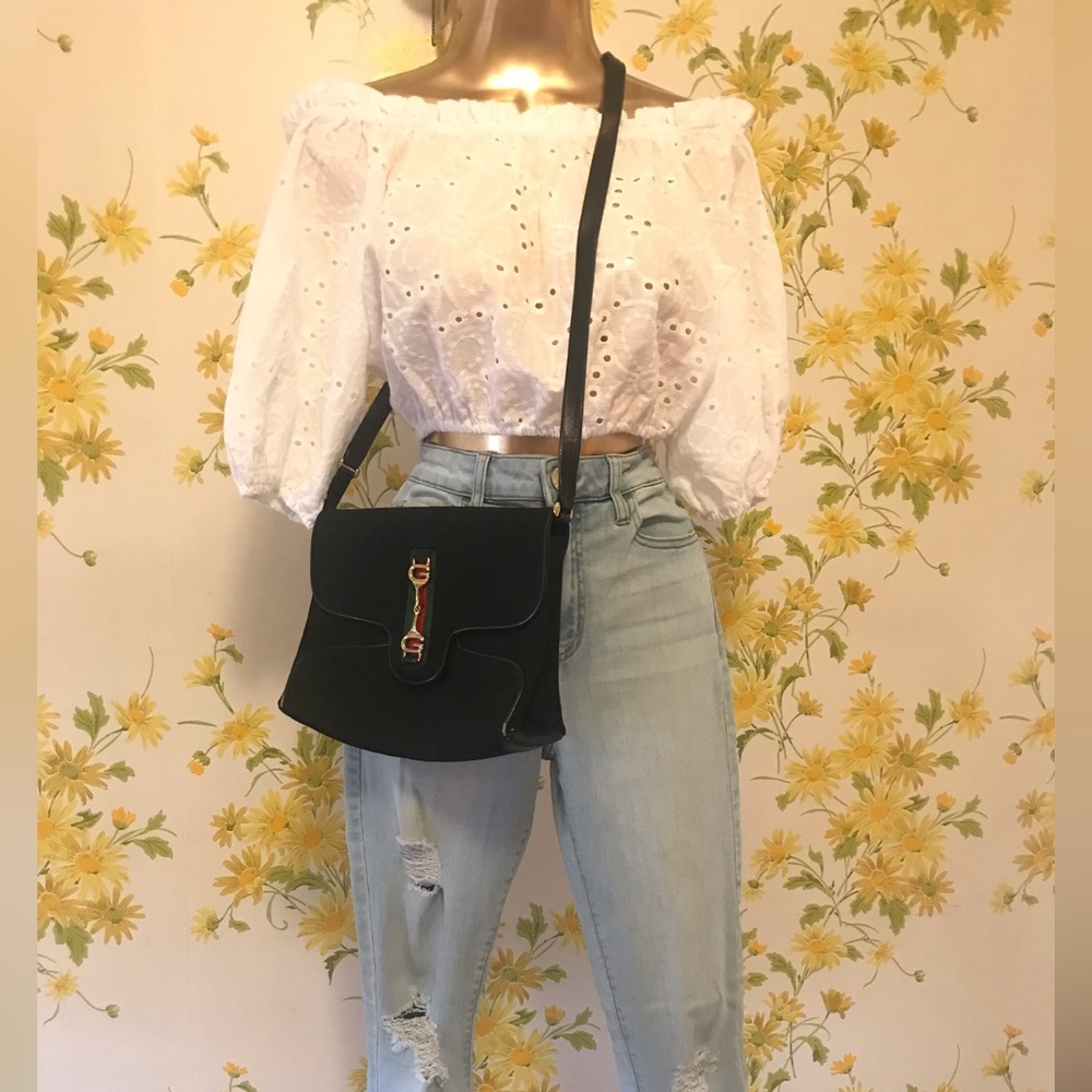 Gucci Horsebit 1955 convertible bag in black - Picture 5 of 17